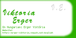 viktoria erger business card